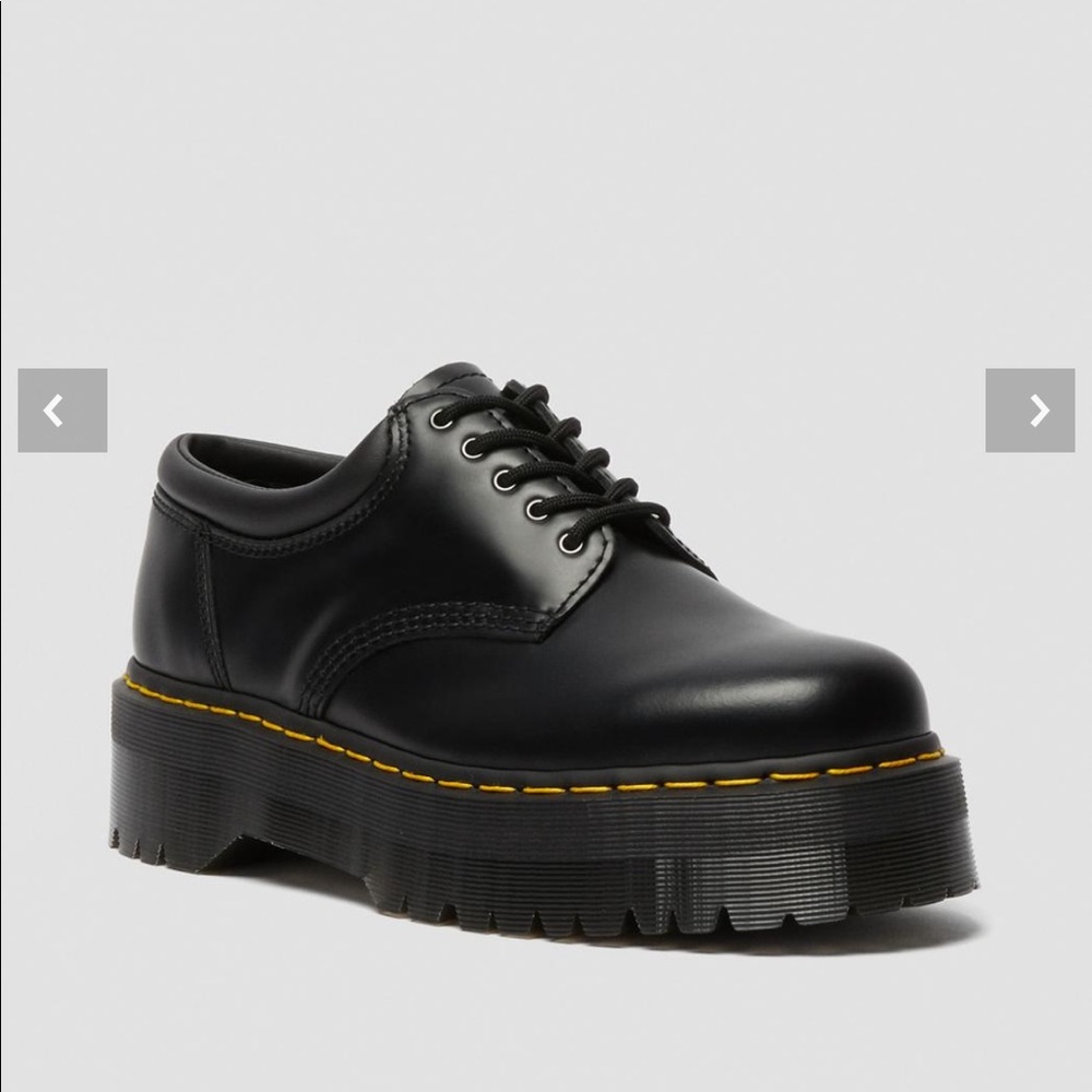 Dr Martens 8053 Leather Platform Casual Shoes